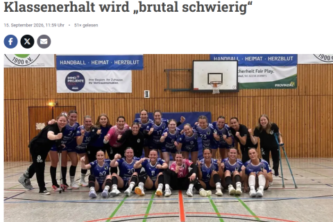 „Klassenerhalt wird brutal schwierig“ – Rheinische Anzeigenblätter berichten über Drittliga-Premiere