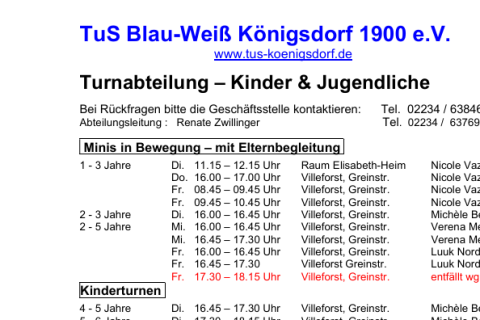 Das neue Programm für Kinder und Jugendliche ist da!